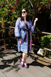 Ouvrir Couture Short Jacket "Purple Sequins"