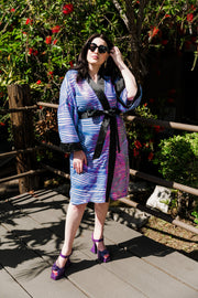 Ouvrir Couture Short Jacket "Purple Sequins"