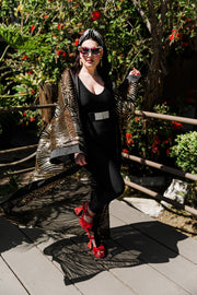 Ouvrir Couture Sequin Jacket "Gold Sequins"