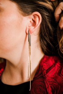 Modest Drip (Gold) Earrings