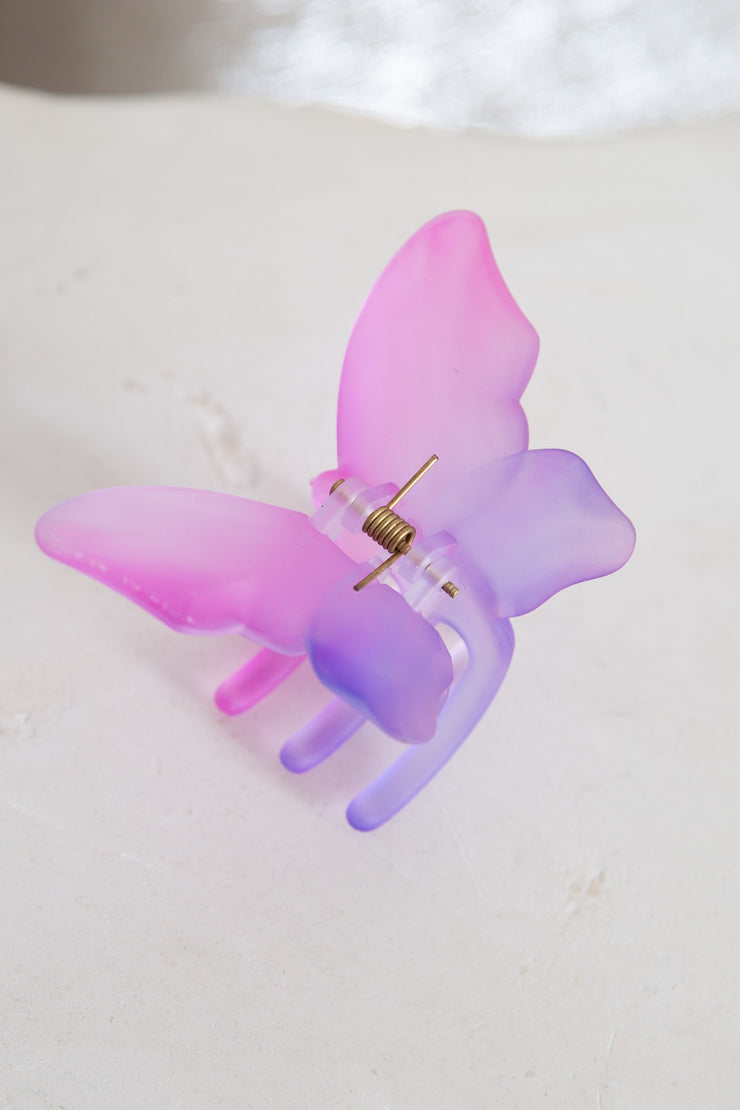 Sunset Butterfly Claw (Pink/Purple)