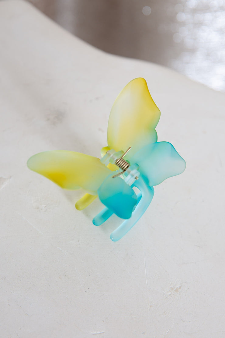 Sunset Butterfly Claw (Blue/Green)