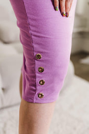 Grommet Knit Dress (Lavender)
