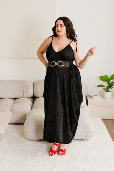 V is for Vinnik Dress in “Black Slink"