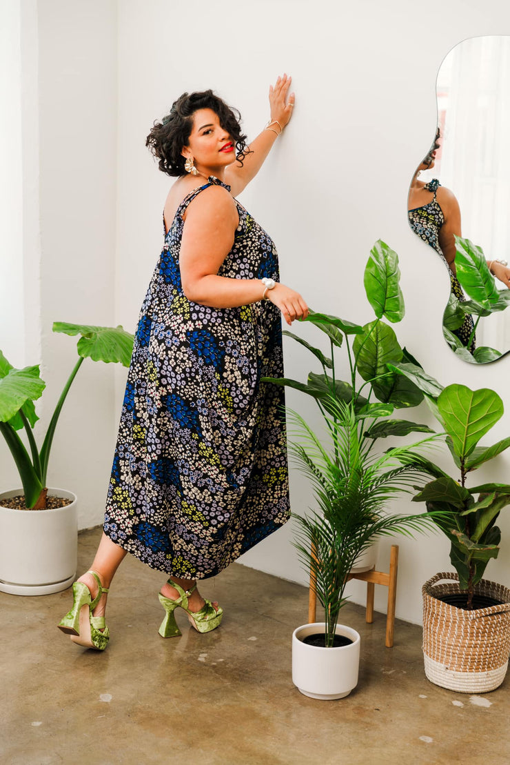 "V is for Vinnik" Dress  "Flower Power"