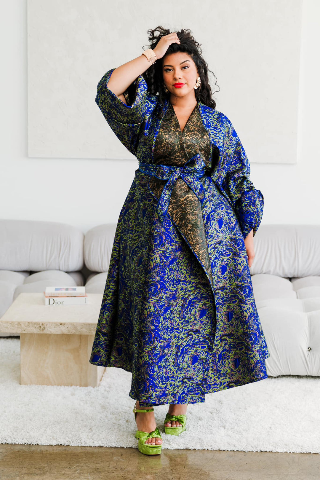 Parisian Coat in "Lucia di Lammermoor" (Blue)