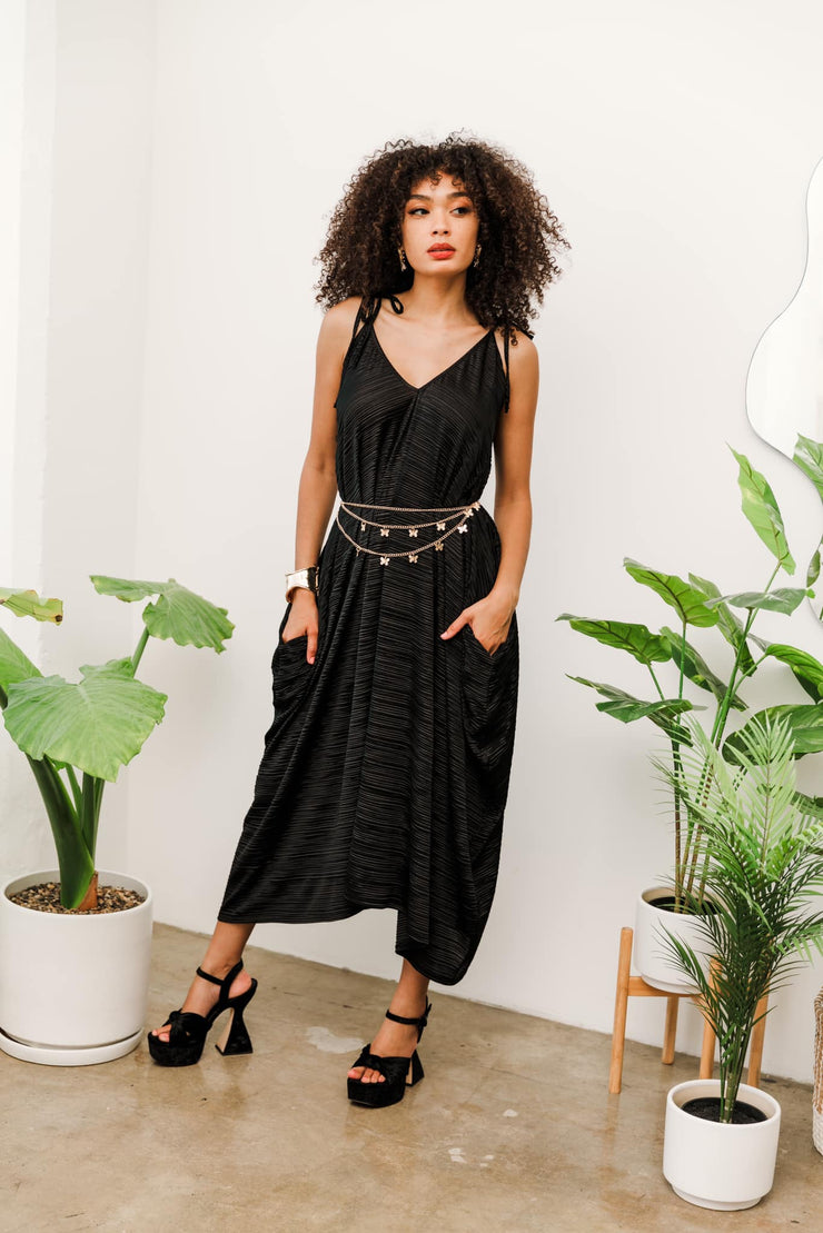 V is for Vinnik Dress in “Black Slink"