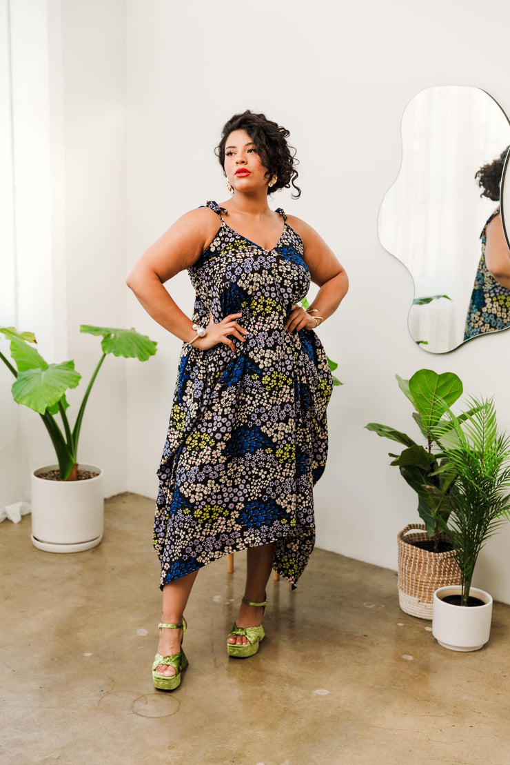 "V is for Vinnik" Dress  "Flower Power"