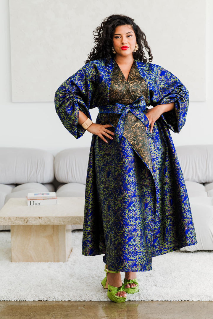 Parisian Coat in "Lucia di Lammermoor" (Blue)