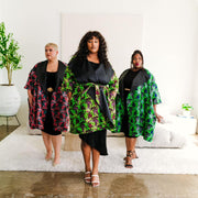 Reversible Opera Coat in "Daphne"  (Blue)