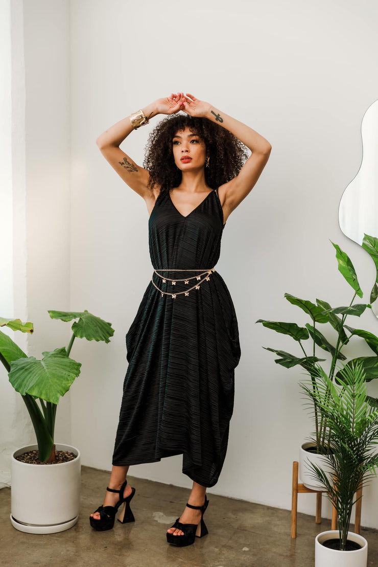 V is for Vinnik Dress in “Black Slink"