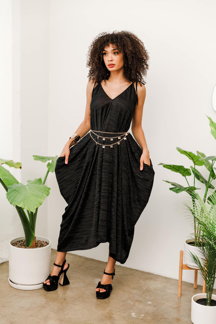 V is for Vinnik Dress in “Black Slink"