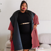 Reversible Opera Coat in "Cosi fan tutte" (Coral)