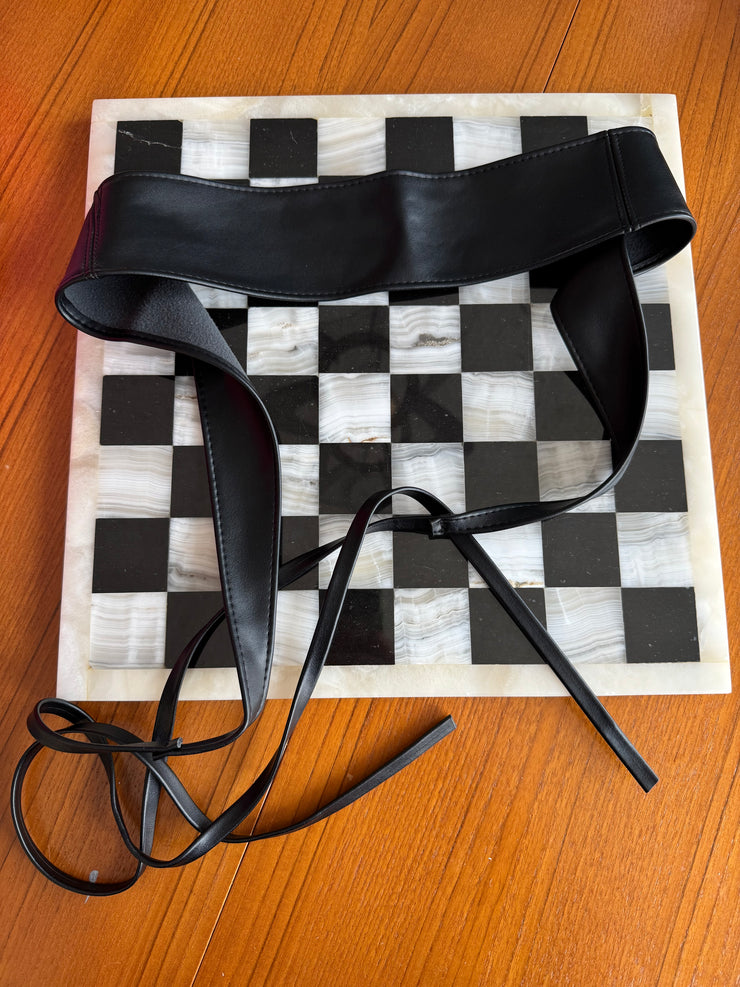 Vegan Obi Belt (Black)