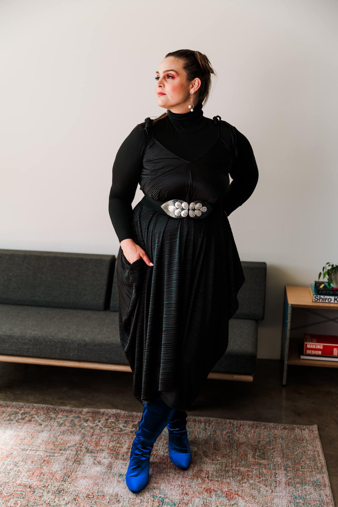 V is for Vinnik Dress in “Black Slink"