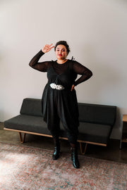 Poiret Jumpsuit in "Black Slink"