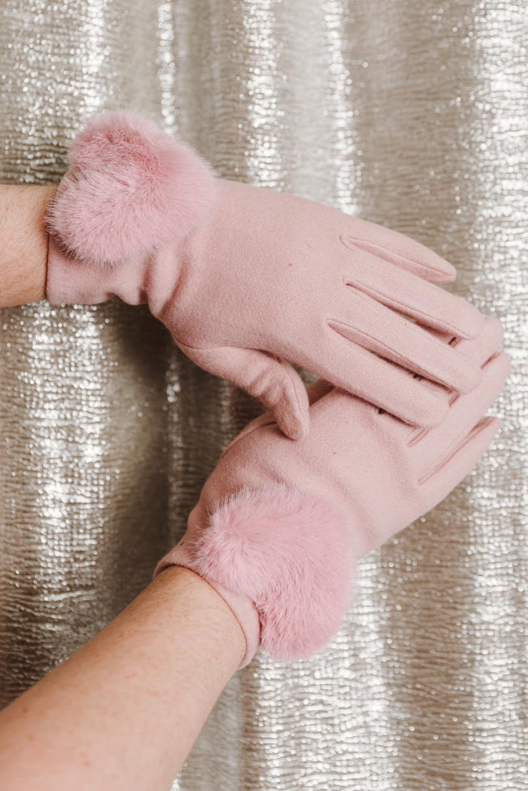 Heart Gloves (Pink)