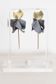 Petal Pop Earrings (Grey)