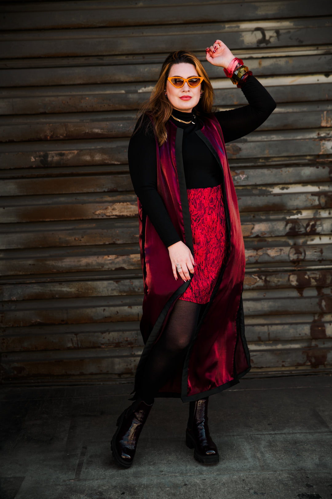 Berlin Duster in "Carmine"
