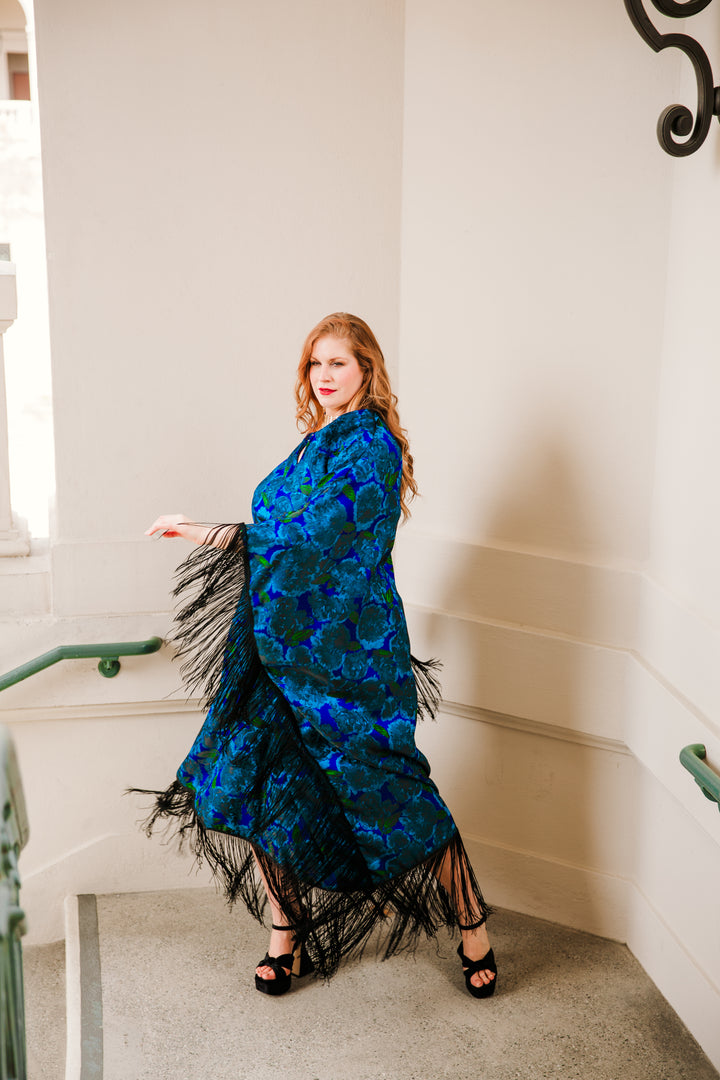 Runway Fringe Kaftan in "Frida"