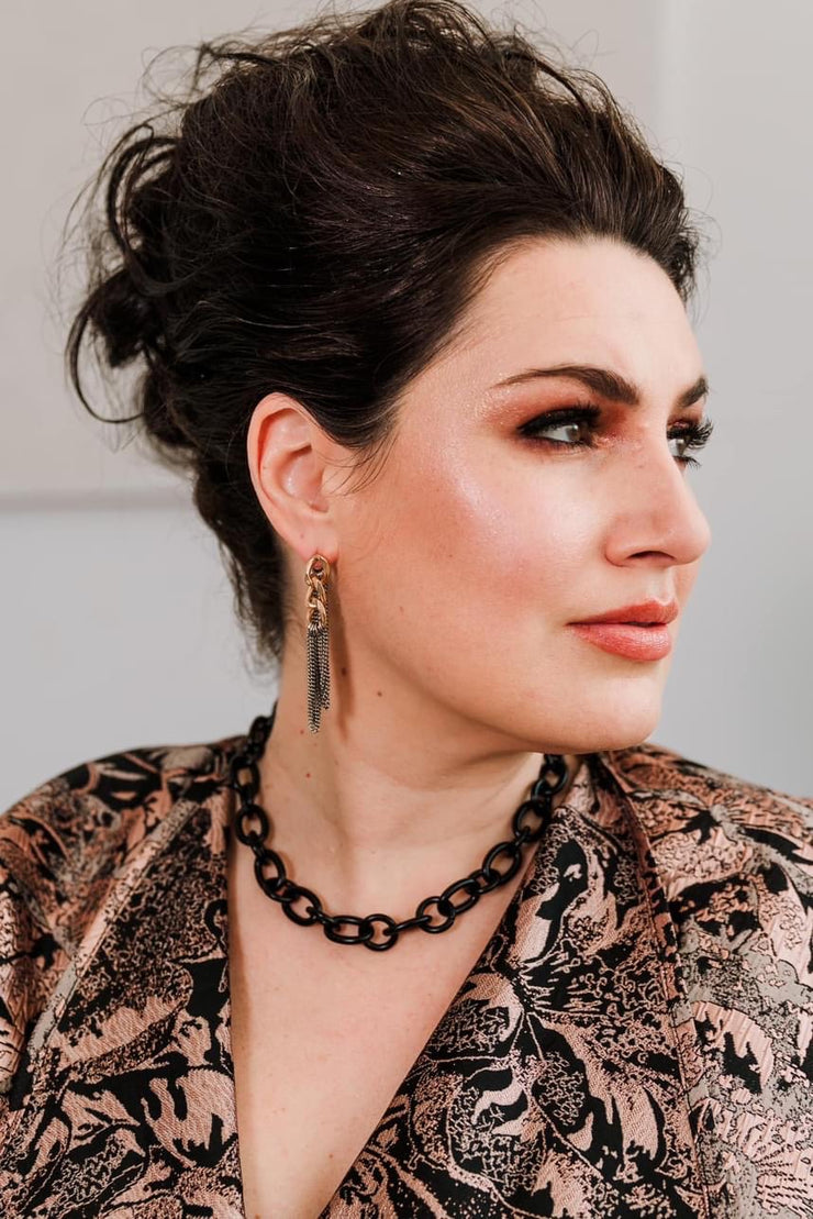 Escape From Paris: Chunky Black Chain Choker