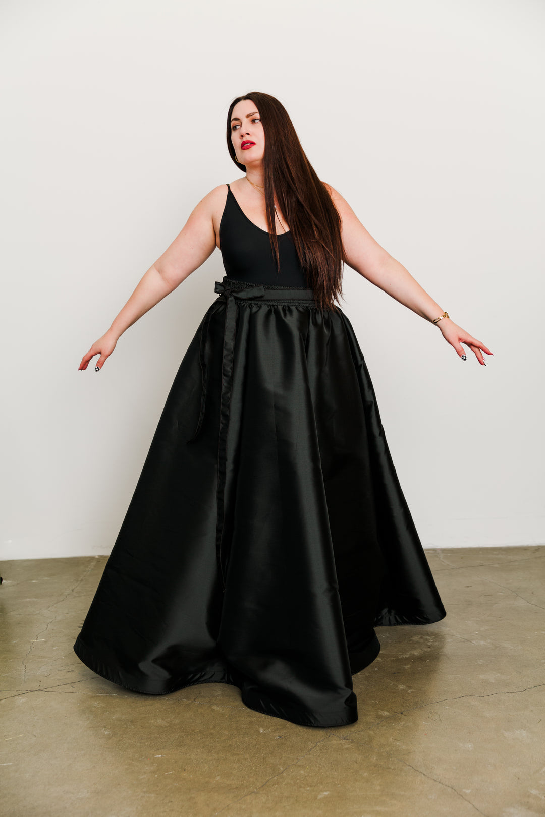 Gala Skirt in "Bad Girl Black"
