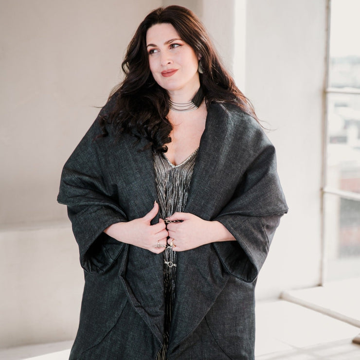 Cocoon Coat "Denim Dreams"