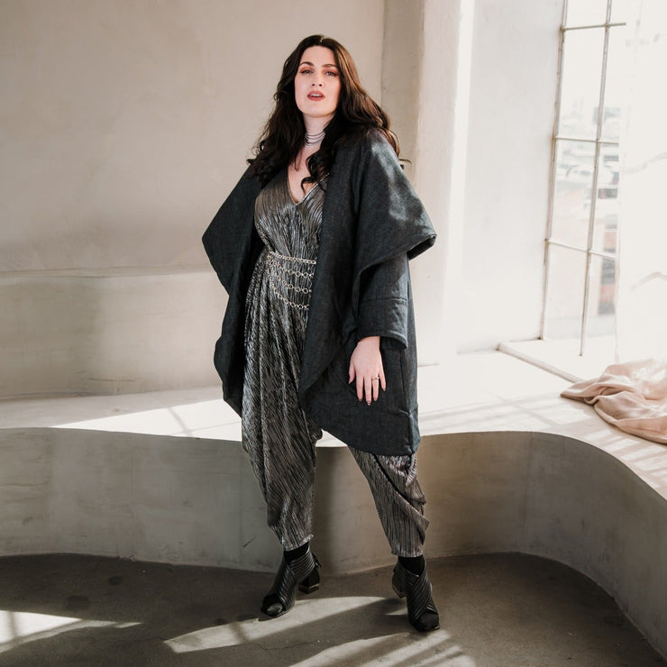 Cocoon Coat "Denim Dreams"
