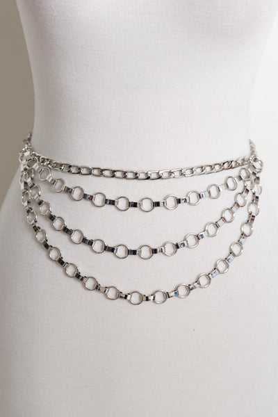 Luxe Links Belt (Silver)