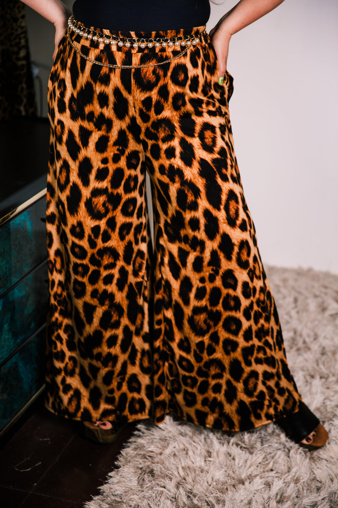 Muse Pants in "Oh La Leopard"