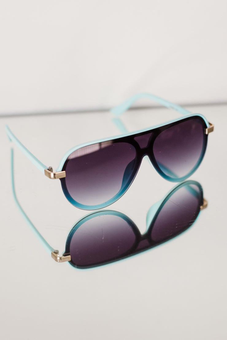 Aviator Sunglasses (blue)