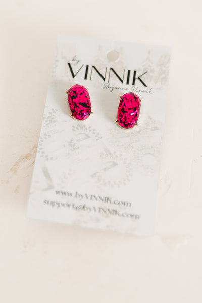 Dinky Pink Earrings