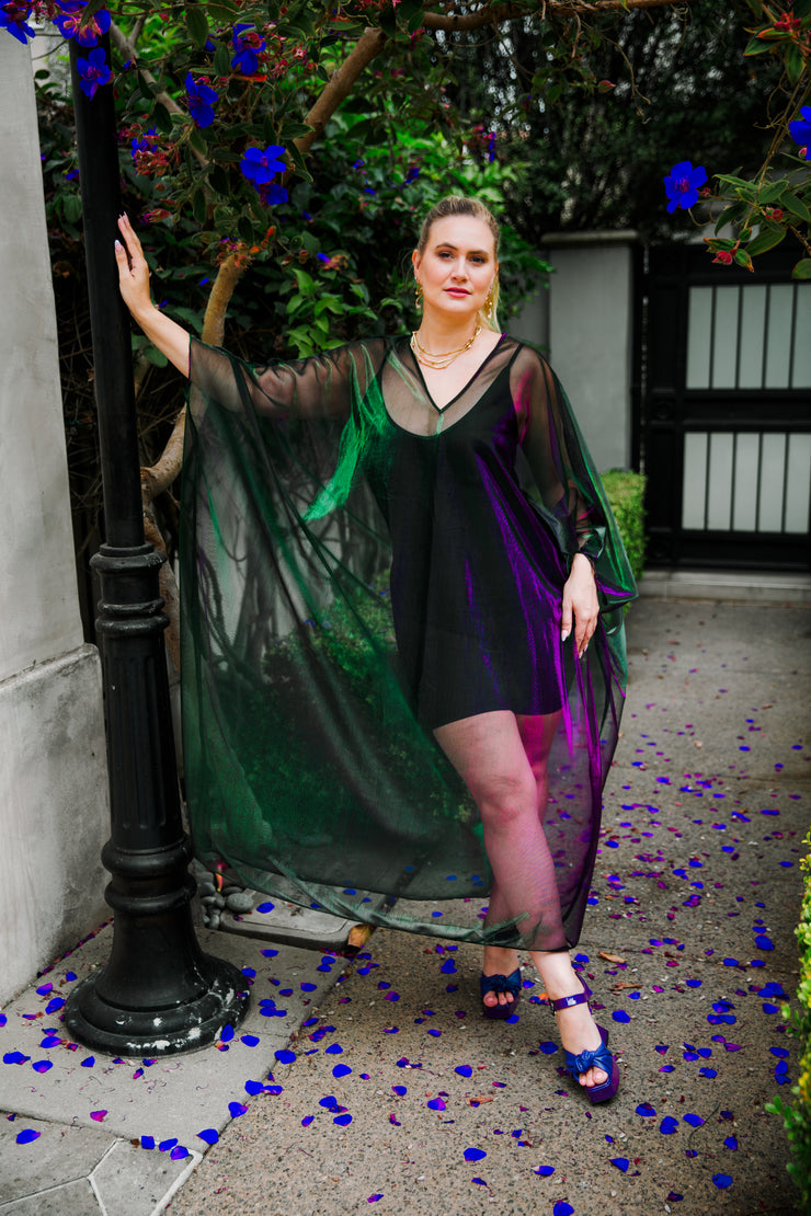 Kaftan in "Electric Mermaid" (Maxi)