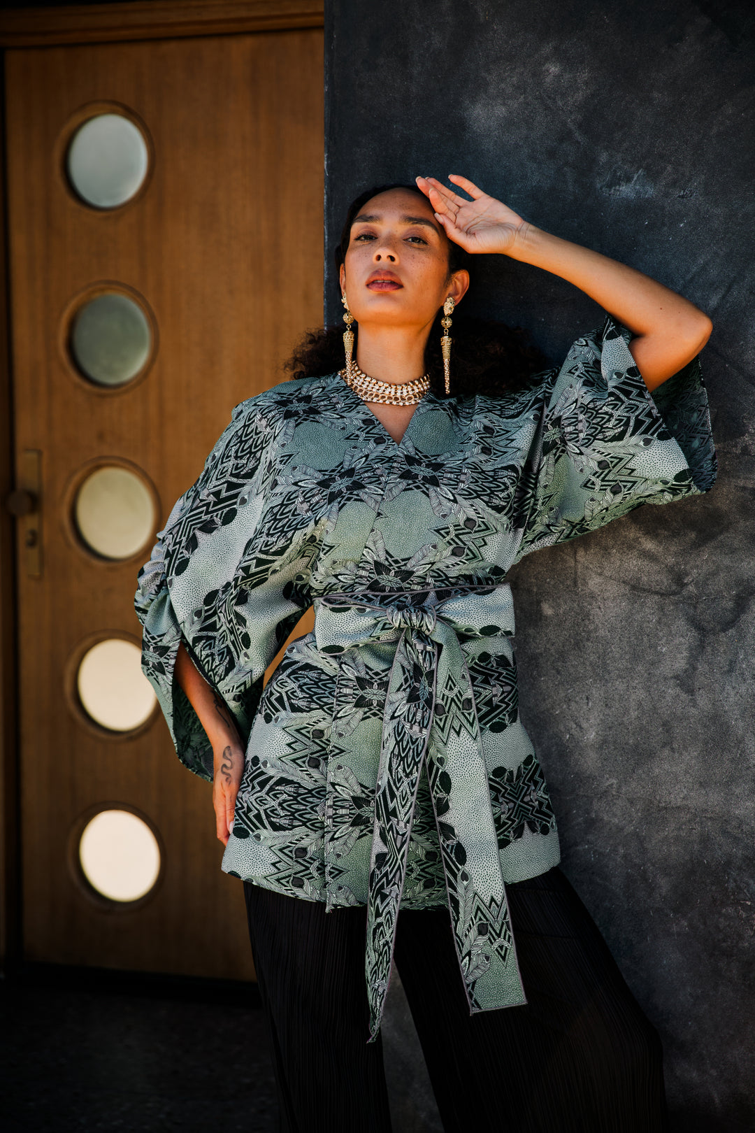 Theater Jacket in “Palm Springs" (Mint)