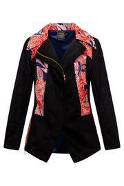 Moto Jacket "WTF Flower" (Pink)