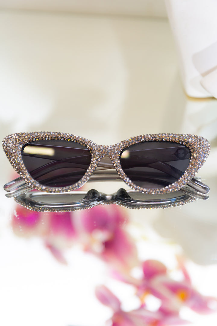 Cat Eye Sunglasses (Hematite)