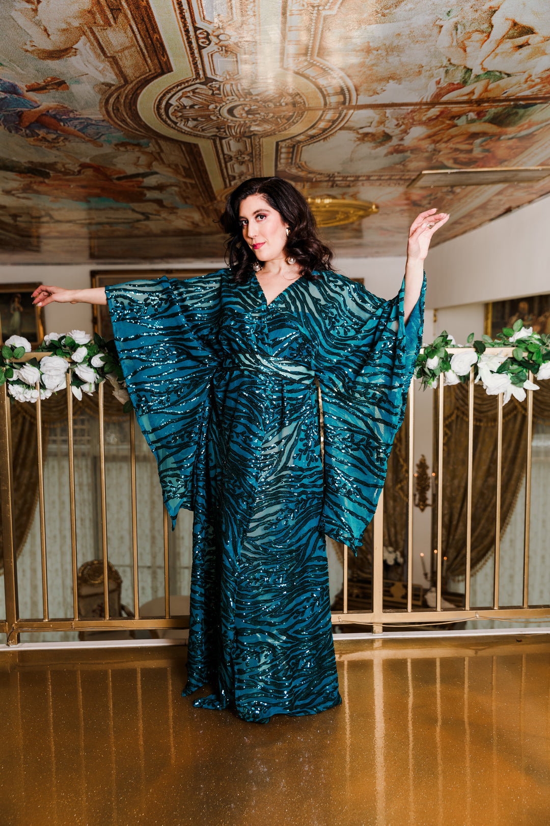 Runway Bohémienne Kimono Robe in “Lehnea”