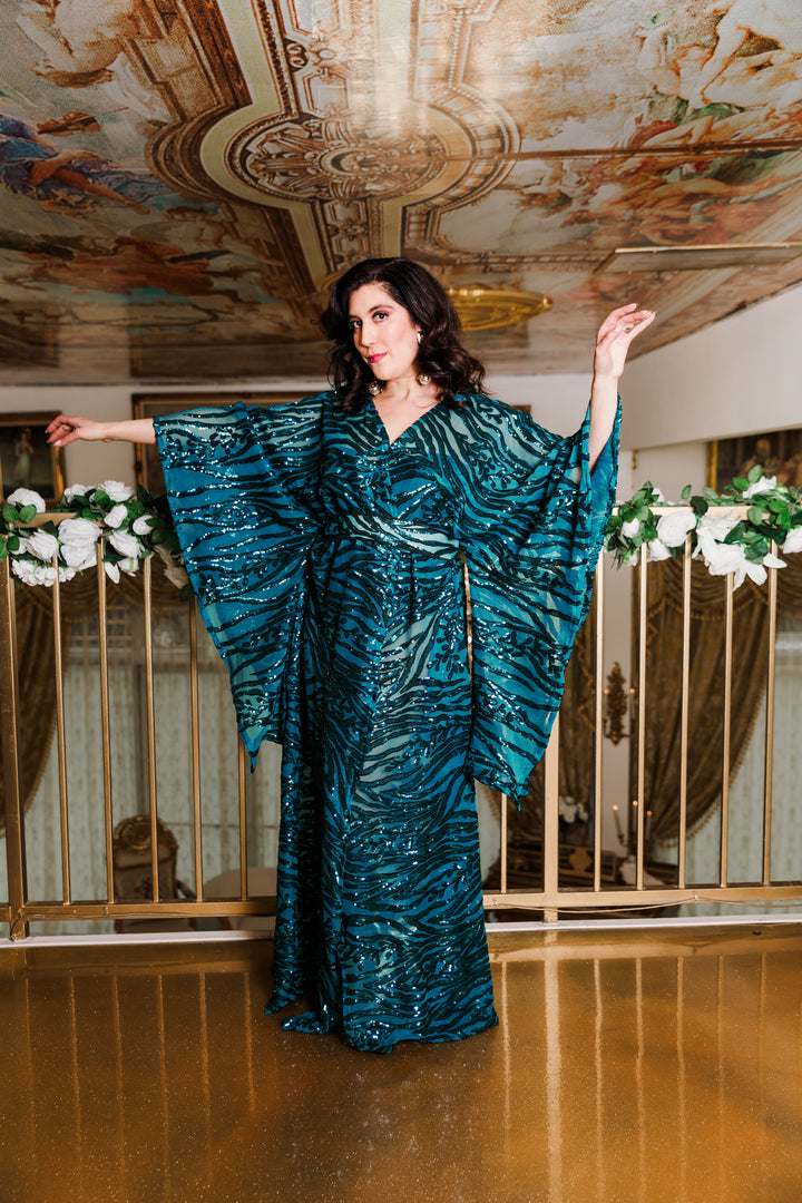 Runway Bohémienne Kimono Robe in “Lehnea”