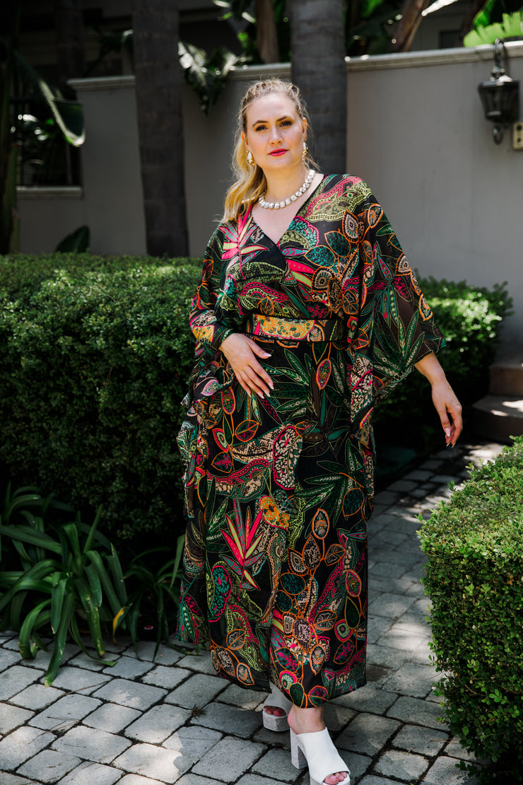 Bohémienne Kimono Robe in “Summer Paisley"