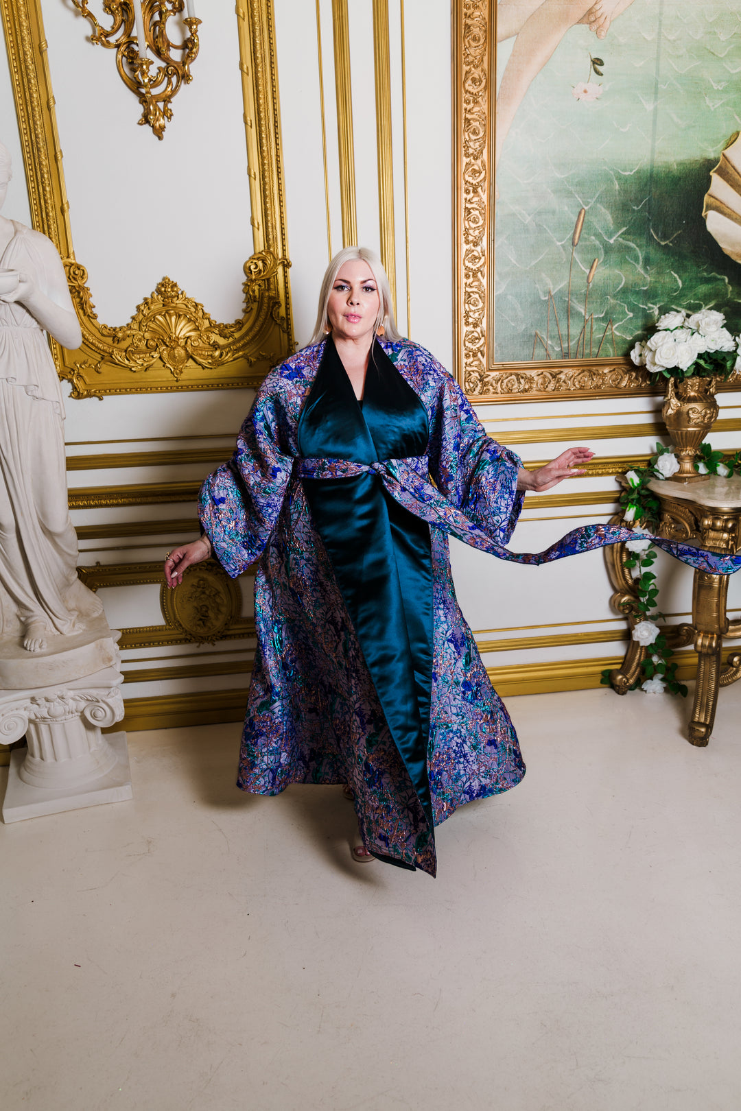 Parisian Coat in "Flight" (Purple)