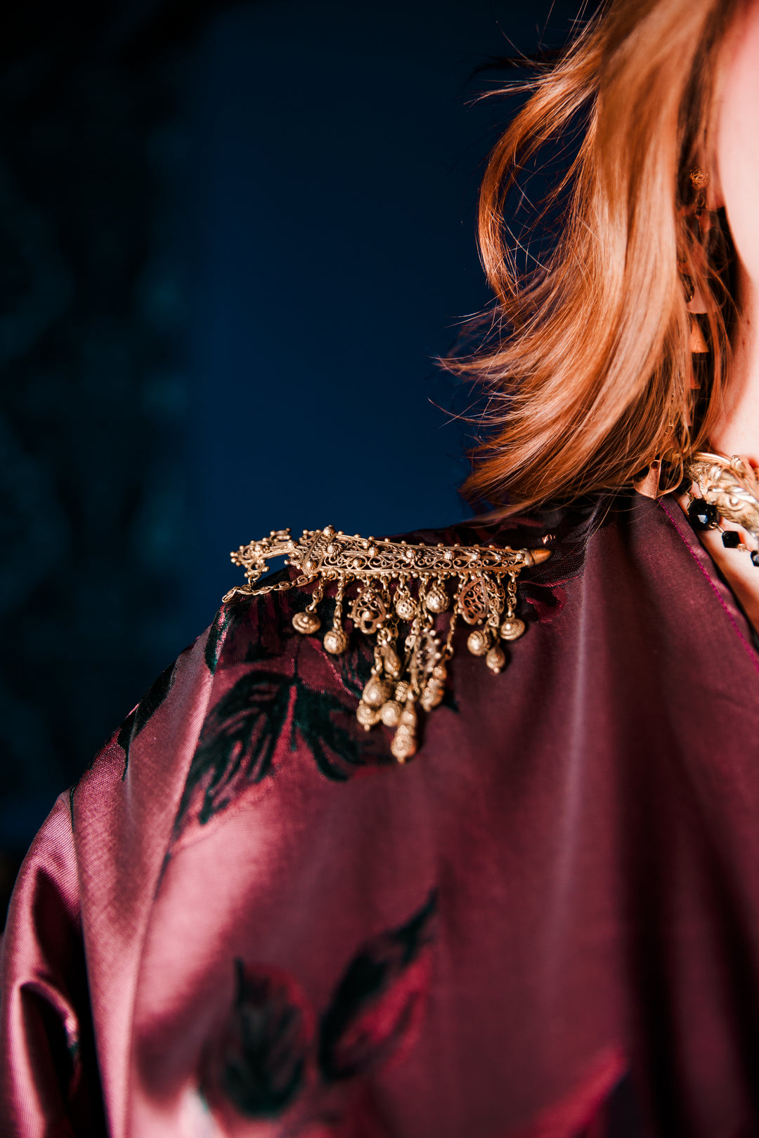 Theater Jacket in "Midnight Sonata" (Mauve)