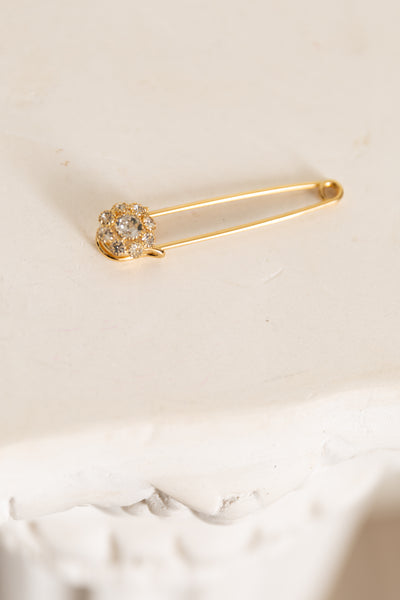 Gold Cluster Brooch