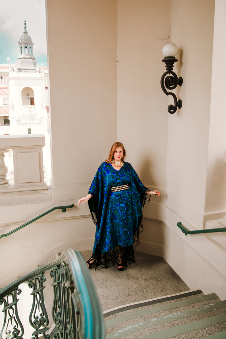 Runway Fringe Kaftan in "Frida"