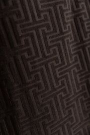 Teatro Robe "Towel Edition" in Geometric Black