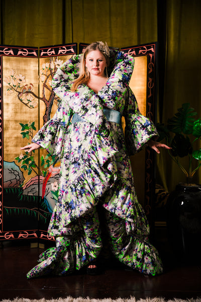 Manhattan Opera Coat Gown Custom in "The Merry Widow"