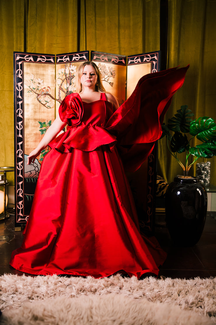 Gala Skirt in "Red Rendezvous"