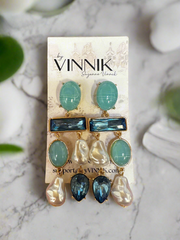 Rock Opera Earrings (Blue)