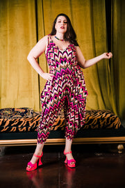 Poiret Jumpsuit in "Retro Pink”