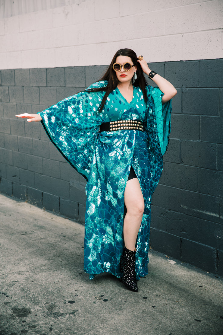 Bohémienne Kimono Robe “Good Luck” (Runway Edition)