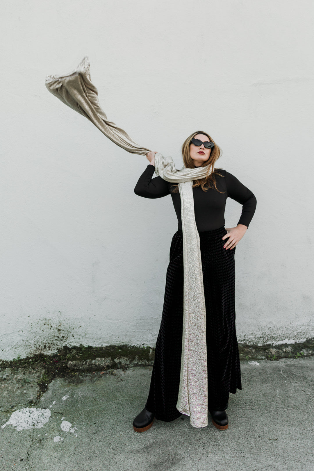 Blanket Scarf “Champagne”